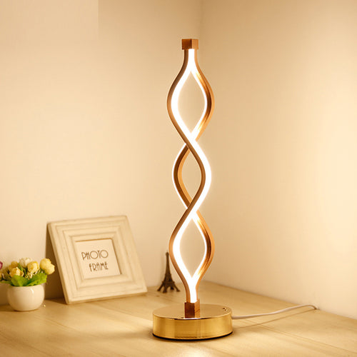 Creative LED Desk Lamp with Acrylic and Aluminum Design