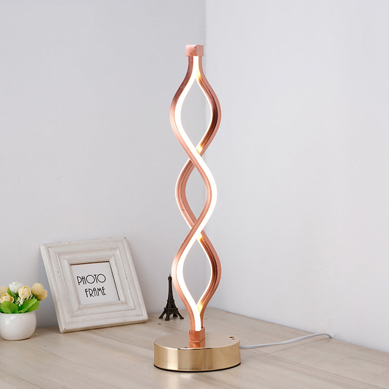 Creative LED Desk Lamp with Acrylic and Aluminum Design